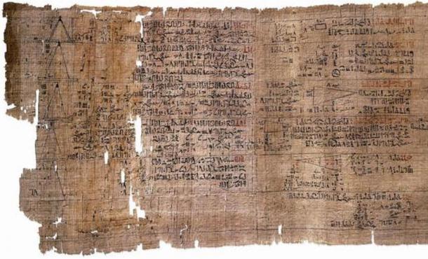 The Rhind Mathematical Papyrus, the most extensive papyrus