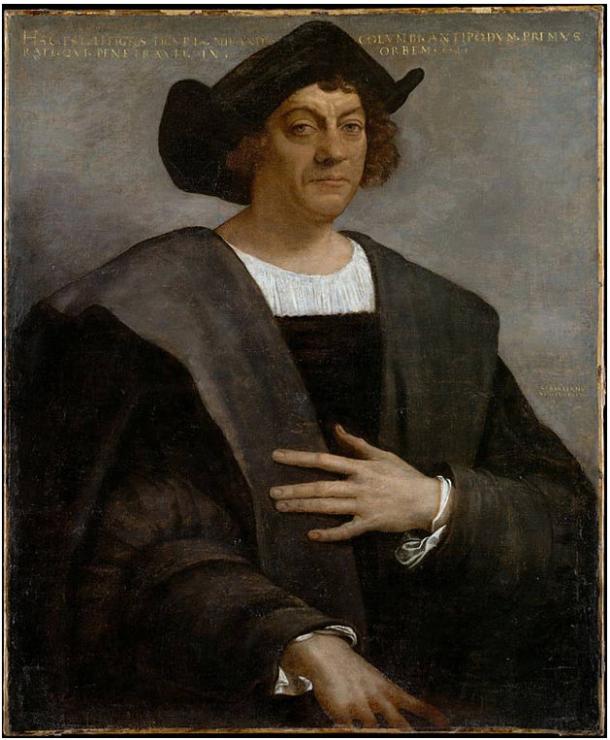 Portrait said to be of Christopher Columbus