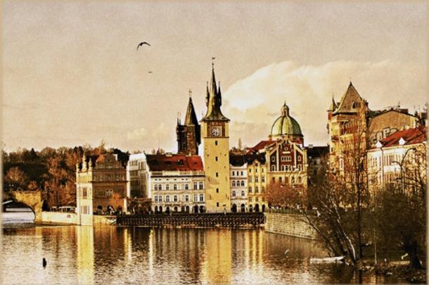 Una vista del Castillo de Praga