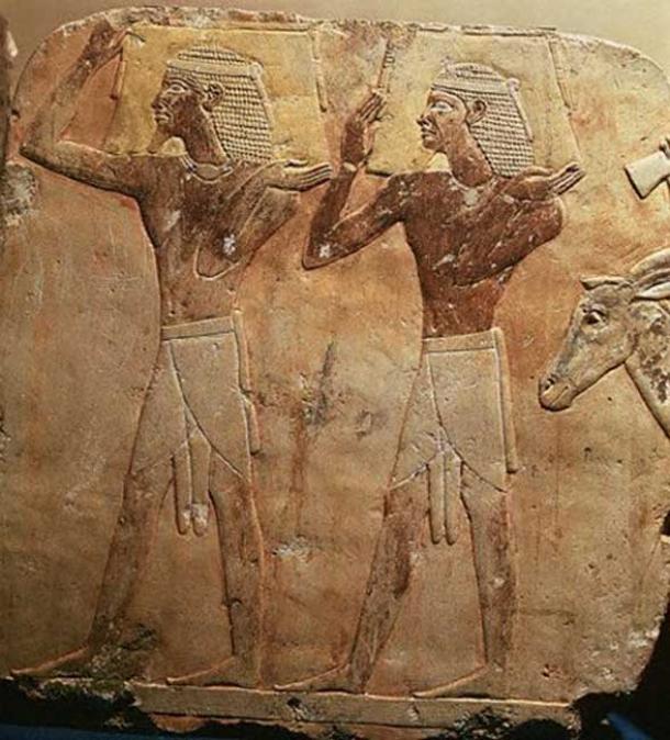 Puntite Workers carrying frankincense during Queen Hatshepsut’s Expedition