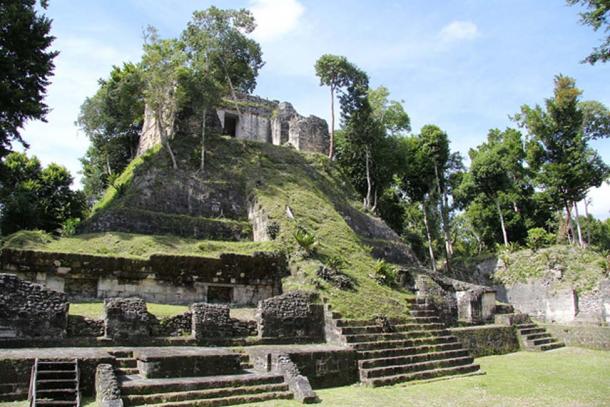 Pyramid Temple E in Nakum, Petén, Guatemala; Representational image only.