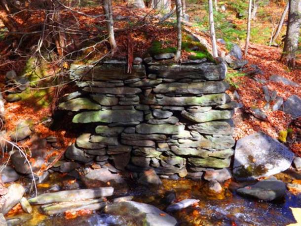 Rock wall in New England