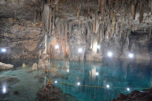  ‘Secret’ Cenote, one of the known underground caves at Chichen Itza