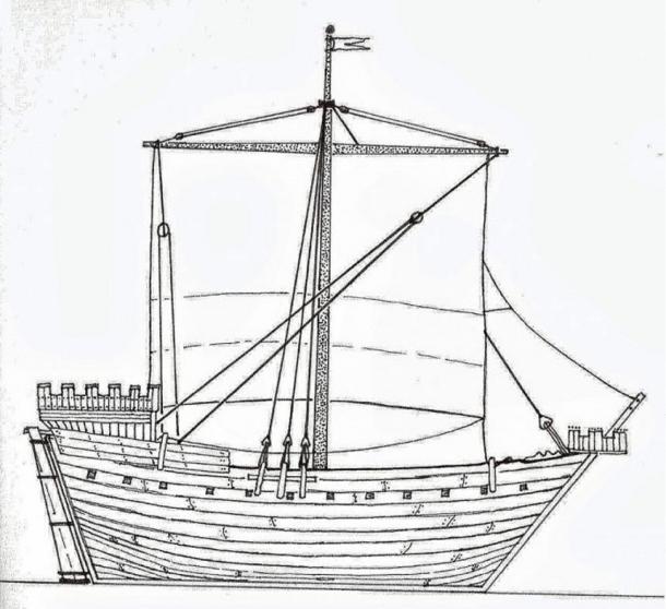 Sketch of the Hanneke Wromen made according to the instructions Rauno Koivusaari