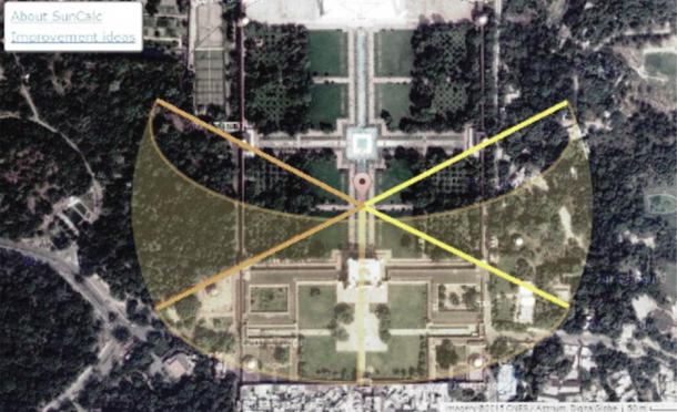 Garden And Pavilions Of The Taj Mahal Found To Align With Rays Of Taj Mahal Gardens - Garden And Pavilions Of The Taj Mahal Found To Align With Rays Of