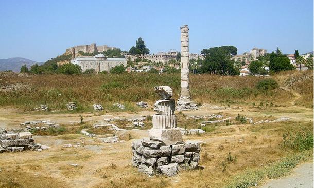 Poco queda del Templo de Artemisa en Éfeso