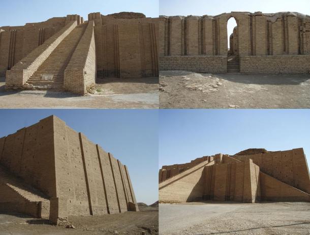 Photos taken of the Temple of Ziggurat of Ur, by Kaufingdude, 2007. 