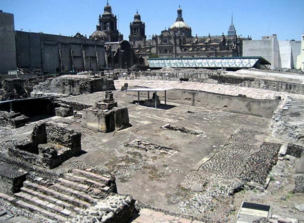 The remains of Templo Mayor in Mexico city
