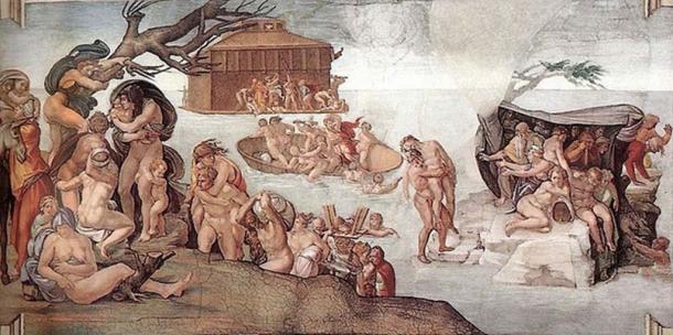 ‘The Deluge’ (1508-1509) by Michelangelo.