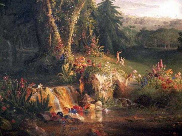 ‘The Garden of Eden’ (1828) by Thomas Cole.