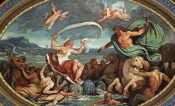 Den Marriage of Poseidon og Amphitrite