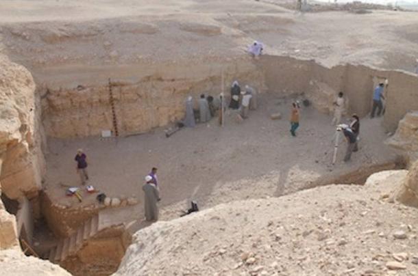 The South Asasif Conversation Project area near where the Badi-Bastet tomb was discovered