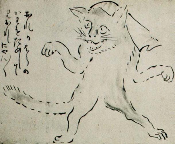 The bakeneko ("changed cat") is a type of Japanese yōkai, or supernatural creature. 