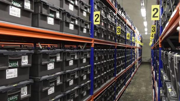 The seed vault can store up to 4.5 million varieties and species, for a total capacity of 2.5 billion seeds.