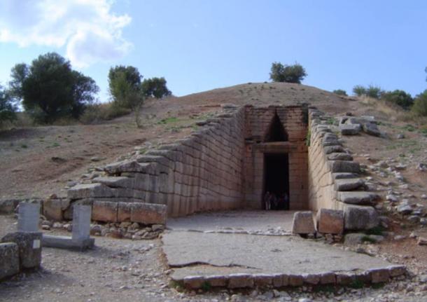 The Treasury of Atreus in Mycenae, Greece