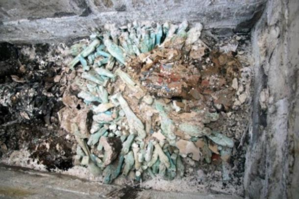 Ushabti figurines found in Dakahliya in 2014