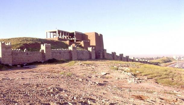 View of Adad Gate at Nineveh from the North.