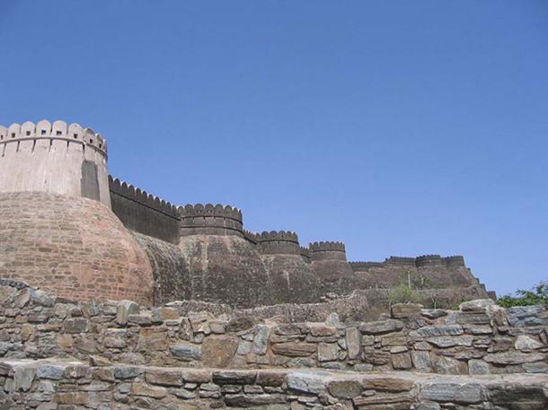 Walls of the Kumbhalgarh Fort.