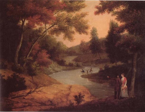 View on the Wissahickon by James Peale (1830).