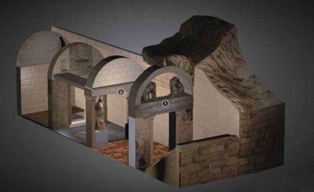 Humanos y tumba Macedonio espectacular restos desenterrados en Amphipolis
