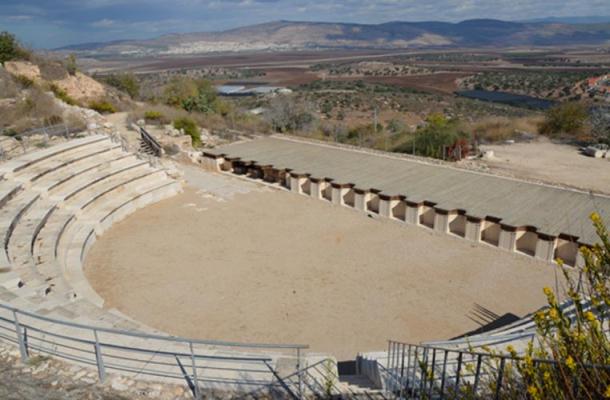 The amphitheater at Sepphoris 