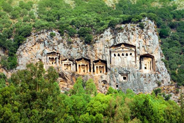 The ancient Lycians and their spectacular rock-cut tombs