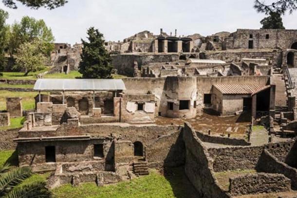 The ancient city of Pompeii, Italy.