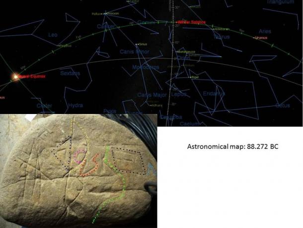 Astronomical map 