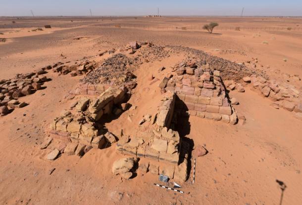 Subterranean burial chambers of Queen Khennuwa at Meroe.