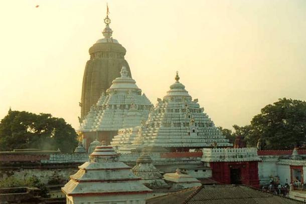 The Jagannath Temple in Puri.
