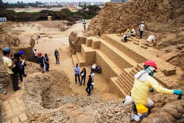 1500-year-old construction at Limon archaeological site, Peru