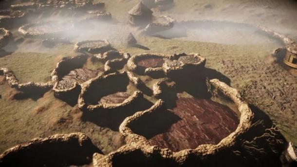 Lost Ancient Tswana City called Kweneng near Johannesburg.