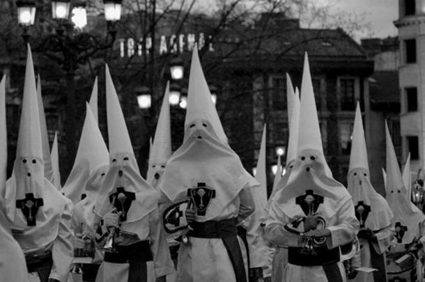 Easter procession in Bilbao, Spain