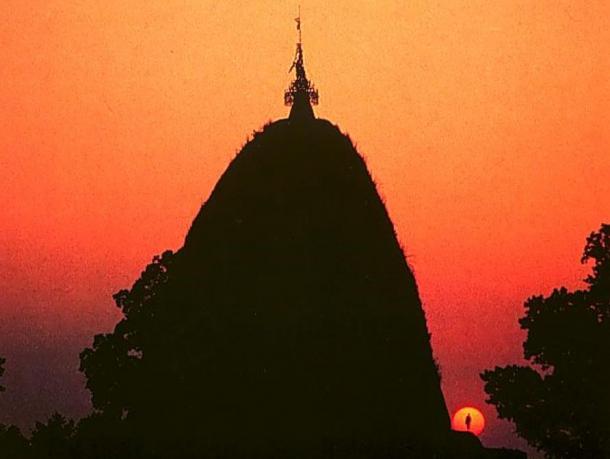 The Pyama stupa, which may date to the Pyu period.