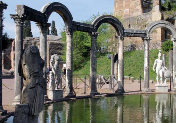 slave tunnel beneath Hadrian’s Villa