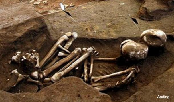 Human remains - Marcavalle culture