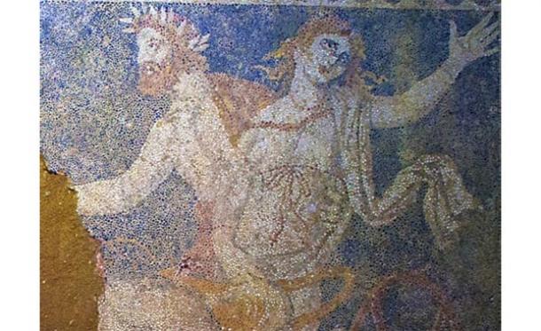 Inside the antechamber of the Amphipolis tomb  Mosaic-amphipolis-macedonian-royal