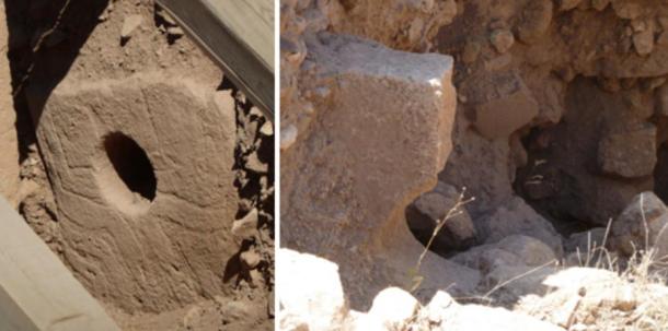 First Pictorial Representation of Gobekli Tepe Found Holed-stone-in-Enclosure-D