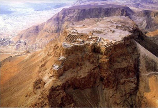 The mountaintop fortress of Masada where the ancient seeds of the Judean date palm were recovered. Masada. 