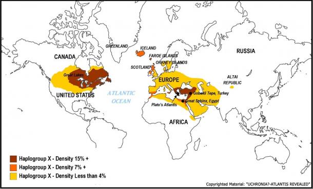 mtDNA Map of Haplogroup X
