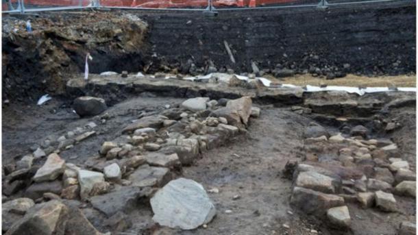 The remains are thought to be of two buildings, one dating back to the 12th or 13th century, and a later structure from the early 1600s.