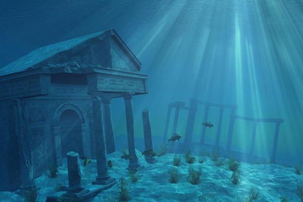 Artist’s representation of Atlantis. 