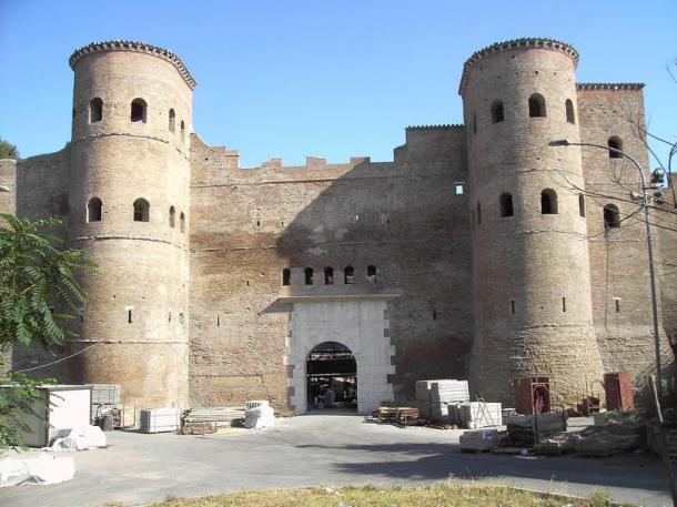 Rome’s Asinarian Gate, through which Totila the Ostrogoth entered the city to sack it in 546 AD