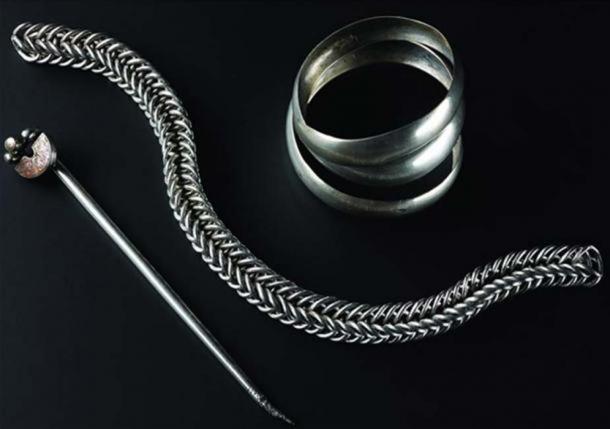The surviving objects from the nineteenth-century Gaulcross hoard find.