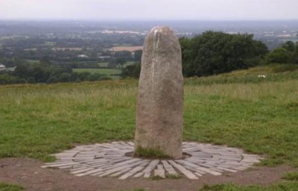 The Stone of Destiny, Lia Fáil, found on the Hill of Tara in Ireland