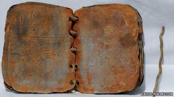 One of the lead codices found in Jordan.