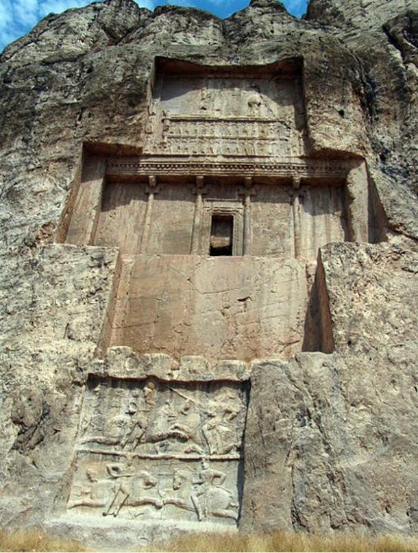 The tomb of Darius I at Naqsh-e Rustam
