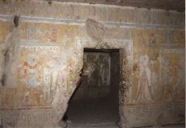 Entrance to the tomb of Tyti.