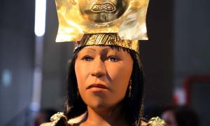 The new 3D printed reconstruction of the face of the Lady of Cao