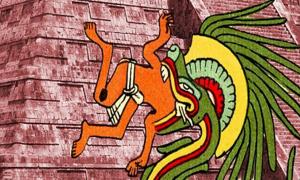 Quetzalcoatl – Public Domain, and El Castillo at Chichén Itzá – CC BY-SA 4.0